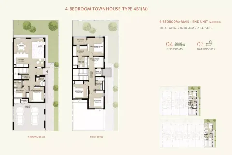 Floor plan, 4 Beds, 2,549 sq ft