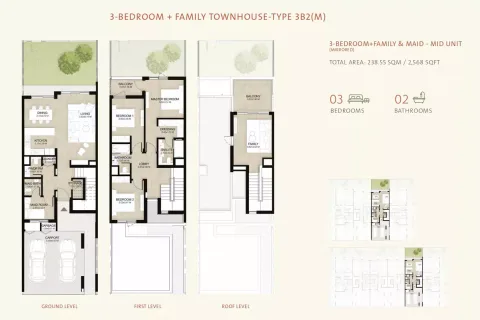 Floor plan, 3 Beds, 2,568 sq ft