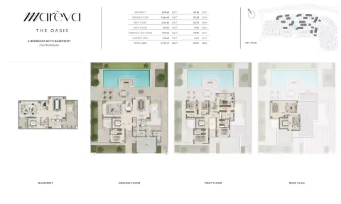 Floor plan, 6 Beds, 12,778 sq ft