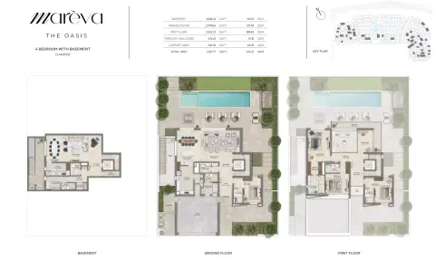 Floor plan, 4 Beds, 7,254 sq ft