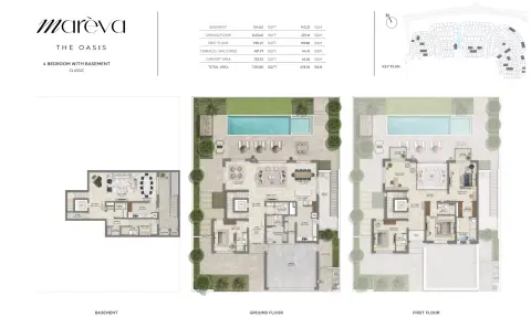 Floor plan, 4 Beds, 7,301 sq ft