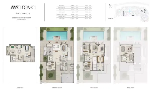 Floor plan, 5 Beds, 10,290 sq ft