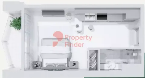Floor plan, Studio, 416 sq ft
