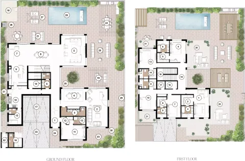 Floor plan, 4 Beds, 6,673 sq ft