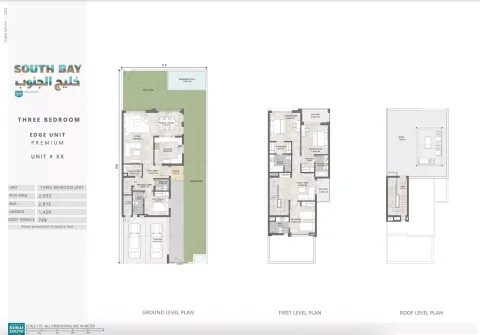 Floor plan, 3 Beds, 2,893 sq ft