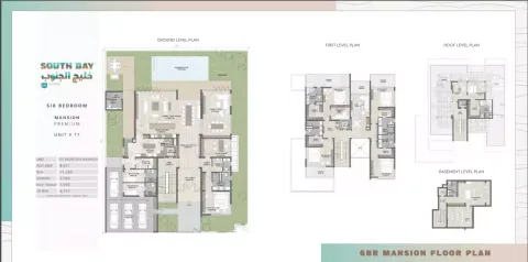Floor plan, 6 Beds, 10,946 sq ft