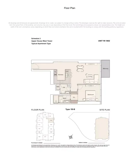 Floor plan, 1 Bed, 900 sq ft
