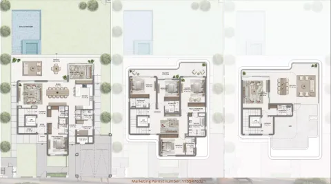 Floor plan, 5 Beds, 6,078 sq ft