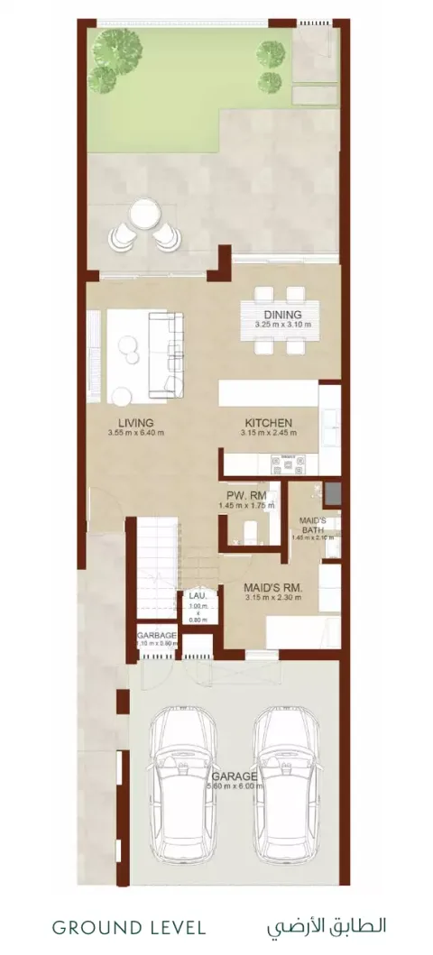 Floor plan, 3 Beds, 1,951 sq ft