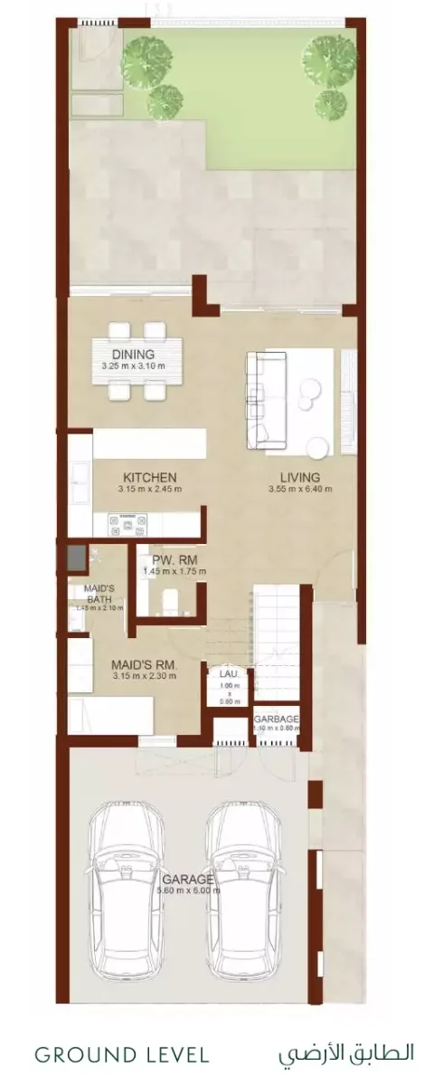 Floor plan, 3 Beds, 1,965 sq ft