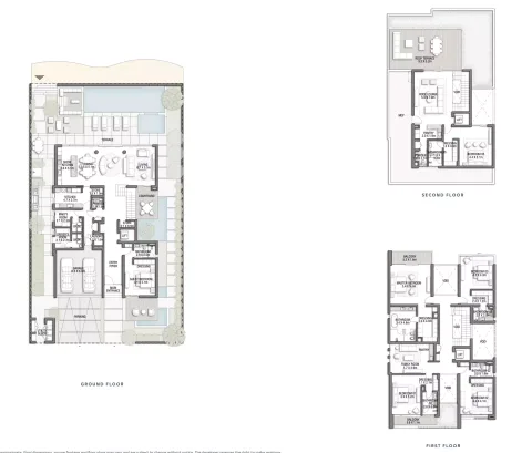 Floor plan, 6 Beds, 7,307 sq ft