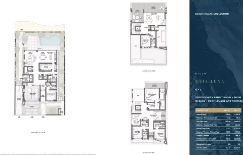 Floor plan, 5 Beds, 8,205 sq ft