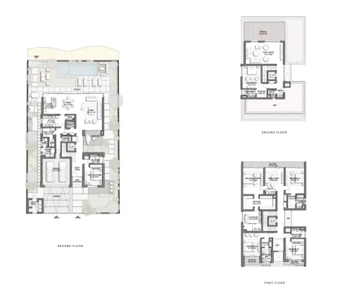 Floor plan, 6 Beds, 7,676 sq ft