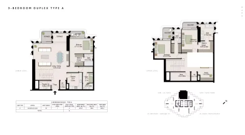 Floor plan, 3 Beds, 2,804 sq ft