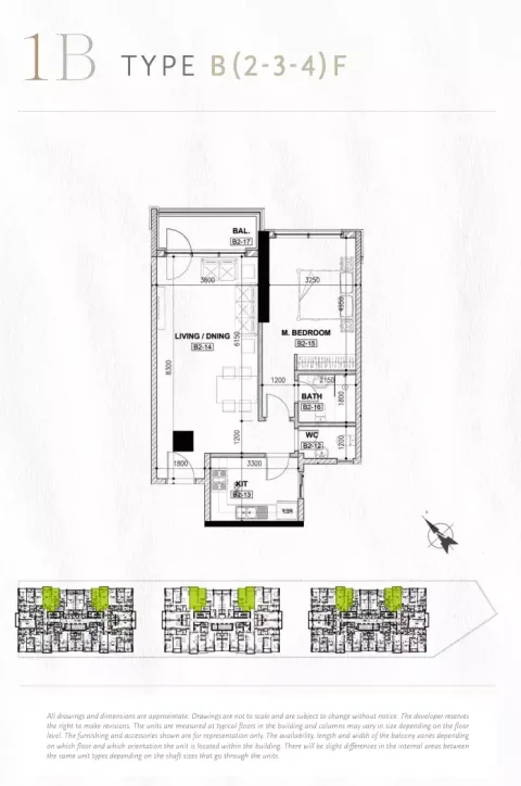Floor plan, 1 Bed, 0 sq ft