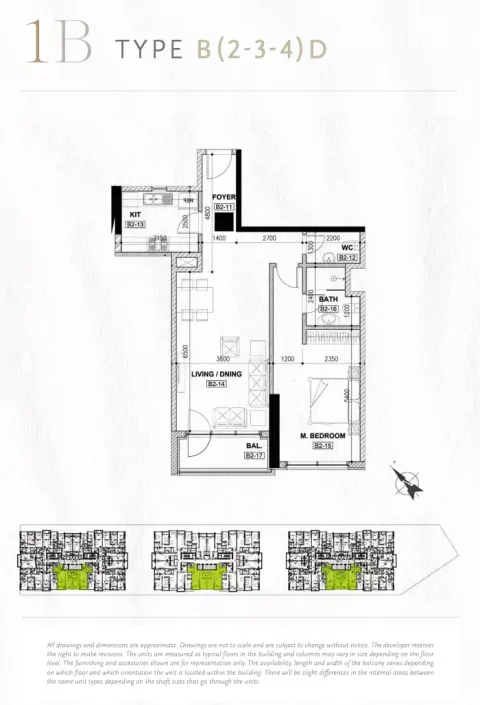 Floor plan, 1 Bed, 0 sq ft