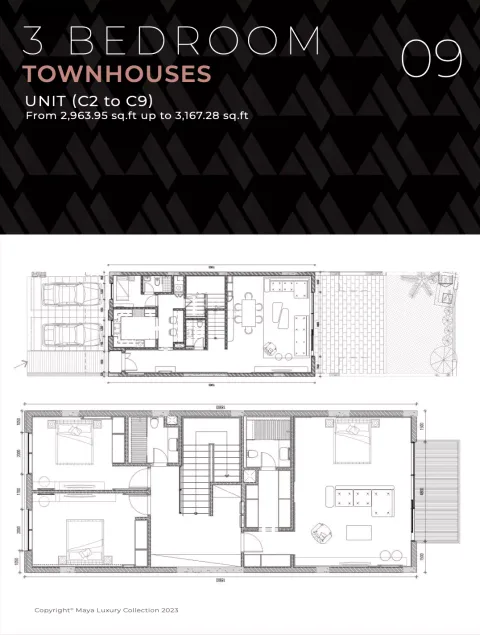 Floor plan, 3 Beds, 3,167 sq ft