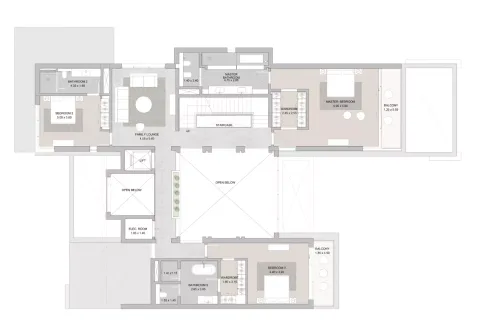 Floor plan, 5 Beds, 7,222 sq ft