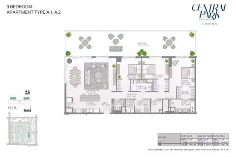 Floor plan, 3 Beds, 2,795 sq ft