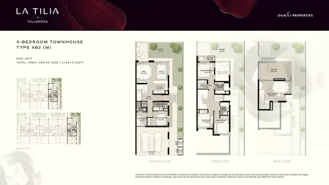 Floor plan, 4 Beds, 3,158 sq ft