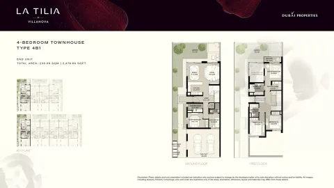 Floor plan, 4 Beds, 2,476 sq ft