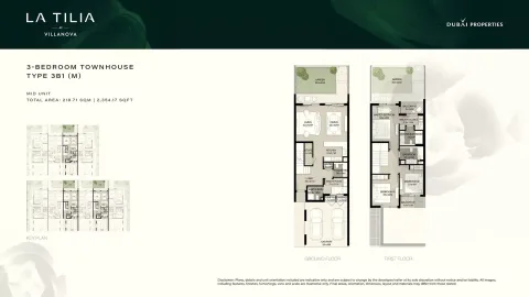 Floor plan, 3 Beds, 2,354 sq ft