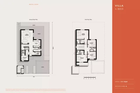 Floor plan, 4 Beds, 2,260 sq ft