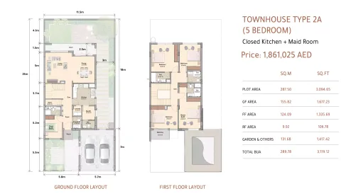 Floor plan, 5 Beds, 3,119 sq ft