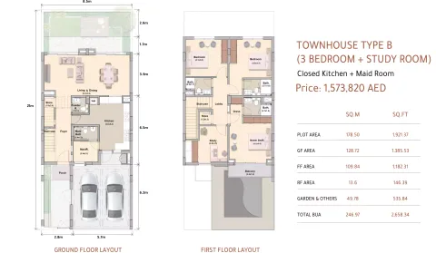 Floor plan, 3 Beds, 2,658 sq ft