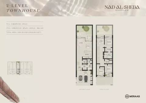 Floor plan, 3 Beds, 2,813 sq ft
