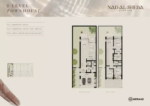 Floor plan, 3 Beds, 2,780 sq ft
