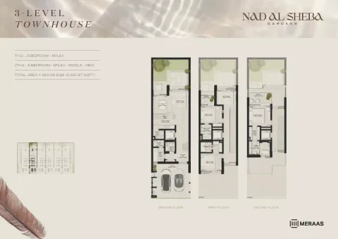 Floor plan, 3 Beds, 3,337 sq ft