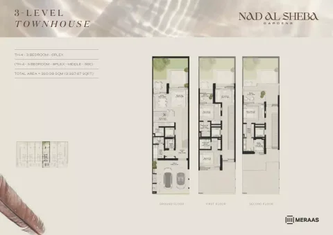 Floor plan, 3 Beds, 3,337 sq ft
