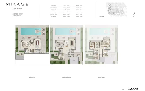 Floor plan, 6 Beds, 11,297 sq ft