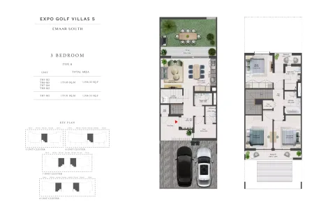 Floor plan, 3 Beds, 1,936 sq ft