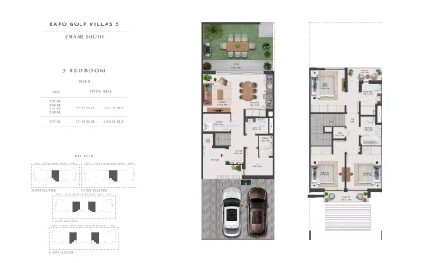 Floor plan, 3 Beds, 1,911 sq ft