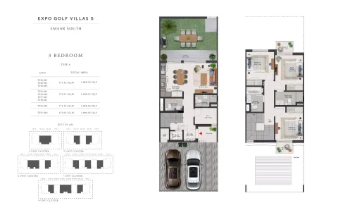 Floor plan, 3 Beds, 1,890 sq ft
