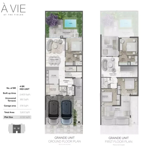 Floor plan, 4 Beds, 3,163 sq ft