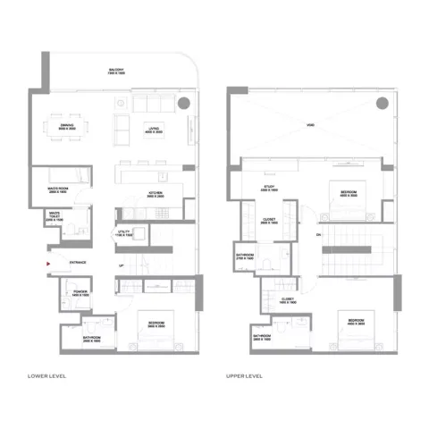 Floor plan, 3 Beds, 2,021 sq ft