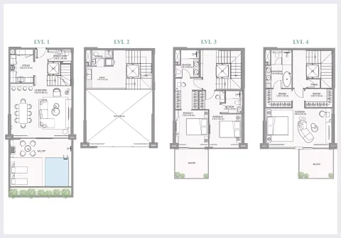 Floor plan, 3 Beds, 0 sq ft
