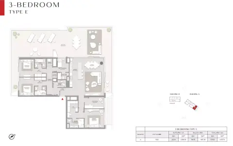 Floor plan, 3 Beds, 4,057 sq ft
