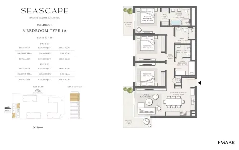 Floor plan, 3 Beds, 1,756 sq ft
