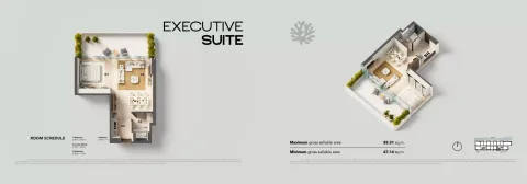 Floor plan, Studio, 721 sq ft