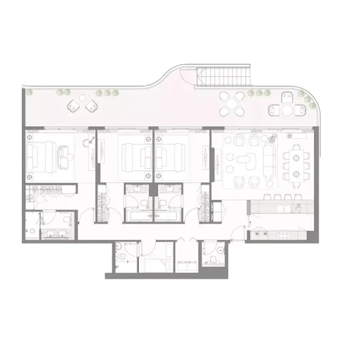 Floor plan, 3 Beds, 1,999 sq ft
