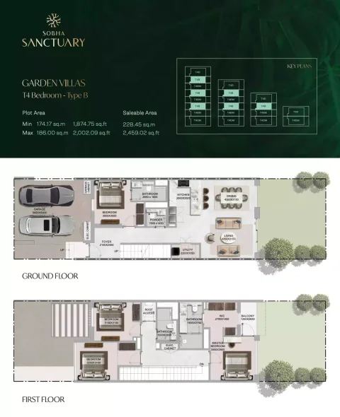 Floor plan, 4 Beds, 2,459 sq ft