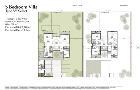 Floor plan, 5 Beds, 6,662 sq ft
