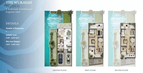 Floor plan, 4 Beds, 3,199 sq ft