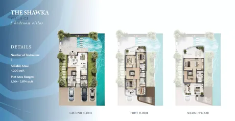 Floor plan, 5 Beds, 4,200 sq ft