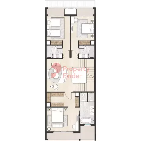 Floor plan, 4 Beds, 5,151 sq ft