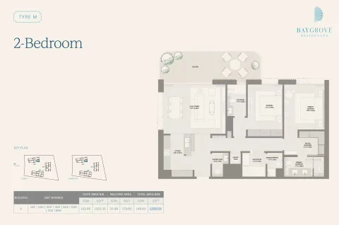 Floor plan, 2 Beds, 1,602 sq ft